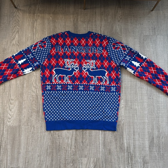 NWOT New York Rangers Ugly Christmas Sweater- Size Large - Picture 4 of 4